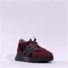 Wonders Odisei Two Tone Bungee Trainer - Burgundy Velvet